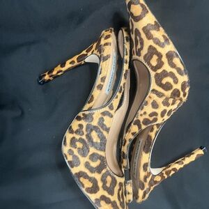 Steve Madden Leopard Print Pointed Toe Stiletto Heels